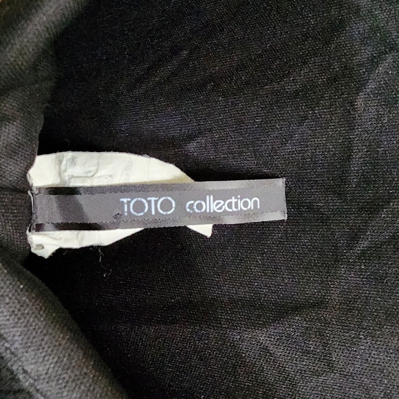 TOTO Summer Vneck Sleeveless Casual Sling Loose Black Dress Women's Size XXL - Picture 5 of 5